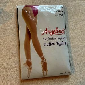 Angelina Women's and Girls' Professional-Grade Footed Ballet Tights